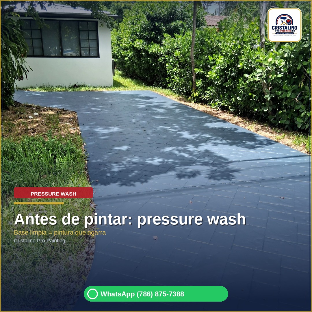 Pressure wash — campaña