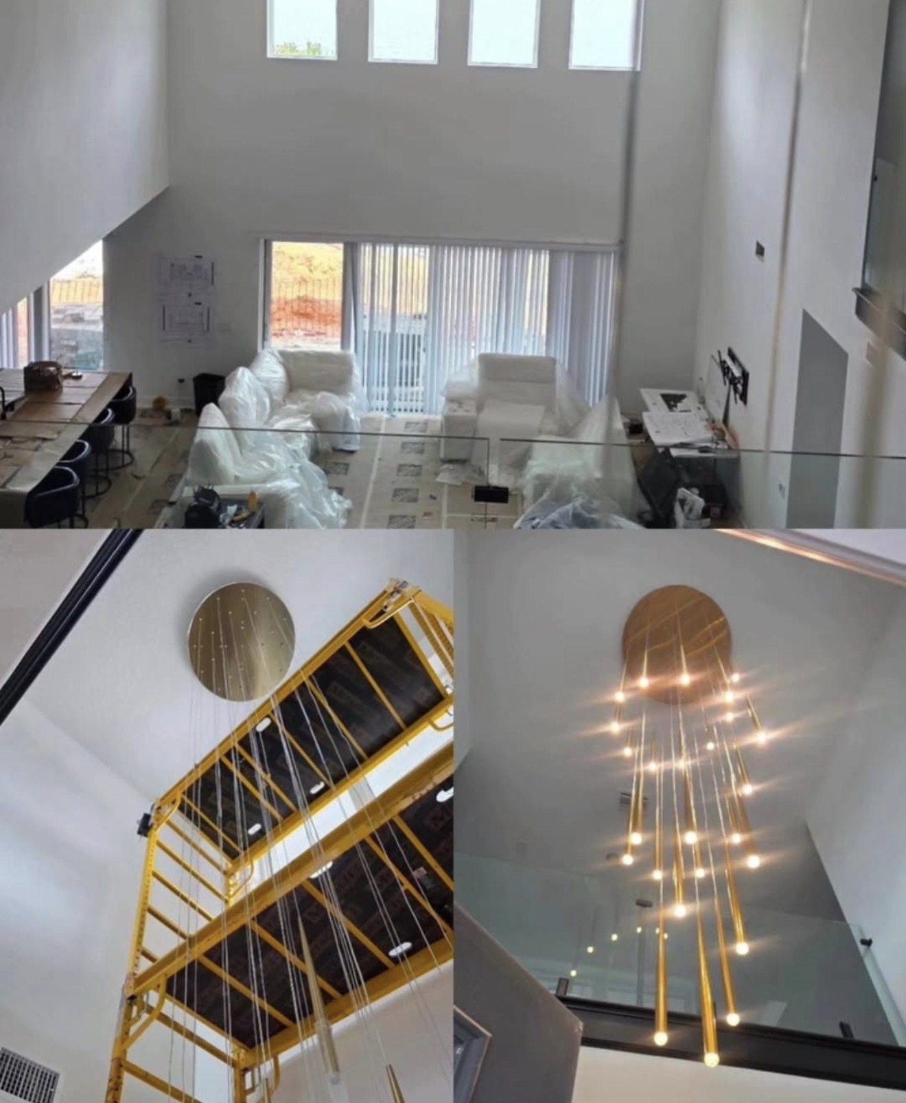 Espacio comercial con techos altos